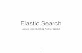 Elastic Search - disa.fi.muni.czdisa.fi.muni.cz/wp-content/uploads/elastic-presentation.pdf · Distributed • Multiple nodes running in single cluster • Data are split into shards