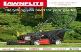Lawn and Garden Catalogue - Lawnflite · Log Splitters 40. Chainsaws 42. Electric & Petrol Hedge Shears 44. Brushcutters and Trimmers 46. Multi Cutter 4-in-1 ... born in the USA.