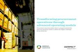 Transforming procurement operations through advanced ... · from Genpact’s experience designing, transforming, and operating business processes and operations. This document presents