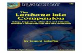 L4C The Lendore Isle Companion...L4C The Lendore Isle Companion 1 Lenard Lakofka The Lendore Isle Companion CHARACTER RULINGS Training The rules for training are as follows: 1. The