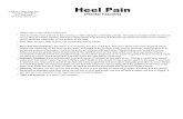 Heel Pain...2299 W. Grand River Ave. Okemos, MI 48864 517-349-3803 Heel Pain (Plantar Fasciitis) • Sharp pain in the bottom of the heel • Pain is usually most intense in the morning