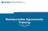Reimbursable Agreements Training - NOAA · NWS Herbert Callands & Brian Crawley . OAR Paul Johnson, Andrea Moore . BIS Brad Burke, Zoraida Vazquez . DOC OGC Angelia Talbert-Duarte