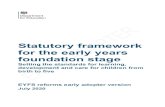 Statutory framework for the early years foundation stage â€؛ ... EYFS reforms early adopter framework