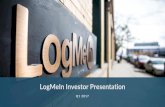 LogMeIn Investor Presentation · Unified Collaboration (UCC)2 $15.9B Identity and Access Management3 $6.2B $13.3B Customer Service & Contact Center5 1Frost & Sullivan, Analysis of