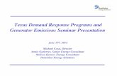 Texas Demand Response Programs and Generator Emissions ... › fw-pes › files › 2013 › 01 › IEEE... · 80,000 85,000 90,000 Wind * Storage * Solar * PetCoke * Gas * Coal *