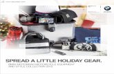 SPREAD A LITTLE HOLIDAY GEAR.Artificial leather. 7"w x 4"h x 2"d. Black 76 73 8 520 896 Blue (not shown) 76 73 8 520 897 $25.00 E. BMW Motorrad easy tube