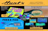 SEE PUKKA PIES BACK - huntsfoodservice.co.uk · PIES Delicious packs of sliced meat and pates. A finer range of prepared meat and steaks. Larger joints of British meat for Sunday