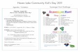 Haven Lake Community Kid’s Day 2011 · O JTU 20 40 60 80 100 . ea ler Storm Temperature Turbidity pH Rain degrees Celsius Jackson Turbidity Units (JTU) Unit pH scale* .approximate
