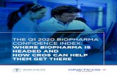 THE Q1 2020 BIOPHARMA CONFIDENCE INDEX › wp-content › uploads › 2020 › 05 › ... · 2020-05-27 · The 1 2020 Biopharma Confidence Index Where Biopharma Is Headed and How