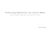 Predicting depression from Social Medialeginusmartin.com › portfolio › presentations › predicting... · 2016-06-22 · Engagement Volume ‐# of posts per day made by the user