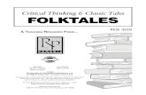Critical Thinking & Classic Tales FOLKTALES… · Critical Thinking & Classic Tales: Folktales 4 ©Remedia Publications Name _____ THE BREMEN TOWN MUSICIANS A donkey had grown very
