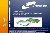 GPS Module Data Sheet - rhydoLABZ.com · The Gmm‐u2p is a 4th generation stand‐alone GPS module with lightning fast TTFF, ultra high sensitivity (‐165dBm), and exceptional low