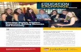 ED Newsletter Vol 2 - Lakehead University · EDUCATION EXCHANGE NEWSLETTER M aking every student’s experience at the Faculty of Education memorable is what the Education Student