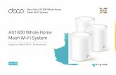 AX1800 Whole Home Mesh Wi-Fi System › 2020 › 202001 › 20200108 › Deco X20 1.0_Datasheet.pdfPrioritize the devices and applications that matter to you, ensuring faster speeds