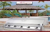 Outdoor Kitchen Products - Allegra Grills€¦ · the ALLEGRA gas grill. The ignition system creates a single bolt of fire aimed at the burner which starts the burner. INFRARED BACK