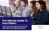 The Ultimate Guide To Auto Dialers · Double your outbound sales teams’ productivity. Accelerate response times on inbound sales. Automate collection and reminder calls. And automate