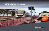 RAIL CAPABILITY - McConnell Dowell · like Melbourne Metro and the level crossing removals program. Efficient and flexible materials handling is provided through two overhead gantry