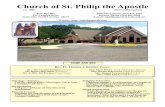 Church of St. Philip the Apostle - st philip apostlestphilipapostle.com/files/125057222.pdf · stand the other person when they disagree. LISTEN! Sept 16 5:00 p.m. Mickey Brantley