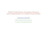 ENSO Coupled Ocean-Atmosphere Dynamics and its … › research › Fox-Kemper › classes › CU › ATOC... · 2013-06-21 · Outline • Review coupled ocean-atmosphere interactions