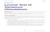 Levene Test of Variances (Simulation) · PASS Sample Size Software NCSS.com Levene Test of Variances (Simulation) 553-5 © NCSS, LLC. All Rights Reserved. n (Group Size) This is the