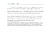 Mango Lake - Amazon S3 › wateratlasimages... · the LVI. The assessment team then travels across the segment and identifies all unique species of aquatic plant present in the segment.