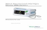 Welch Allyn Connex® Vital Signs Monitor 6000 …...carbon dioxide (etCO2), respiration rate (RR), oxygen saturation (SpO2), and pulse rate (PR). The IPI is a single index of an adult