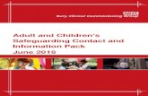 Adult and Children's Safeguarding Contact and Information ... · Important Contact Information Bury CCG Head of Safeguarding and Designated Nurse for Child Protection and Looked after
