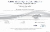 ABS Quality Evaluations - Celgard · 2016-04-28 · Celgard, LLC 13800 South Lakes Drive Charlotte, NC 28273 U.S.A. ISO 14001:2004 The Environment Management System is applicable
