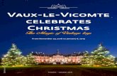 Vaux-le-Vicomte celebrates Christmas › wp-content › uploads › 2018 › 10 › DP-N… · • 150 Christmas trees • 10 000 decoration objects • 12 000 PAPO gifts offered