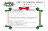 Santee Community School Newsletter December 2017. 17 LB.pdf · December 2017 December Dates To Remember Dec. 1st - @ Omaha Nation 5 pm Dec. 6th - Science Assembly @ 10:25 ... LASSES