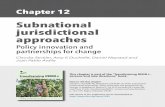 Subnational jurisdictional approaches · Subnational political, administrative boundaries (e.g., state, province, county, district) Scale From individual producer to entire commodity