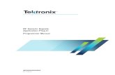 Tektronix › manual › RF-Generic-Signals-Plug-in-Progr… · Introduction This programmer manual provides information on how to use commands for remotely controlling the RF Generic