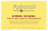 SCHOOL AWARDS - Anderson's · Perfect Attendance Awards for Perfect Attendance are a terrific way to keep your middle school stu-dents focused--after all, all they have to do is show