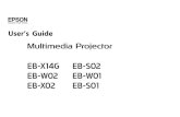 EPSON EB-X14G/W02/X02/S02/W01/S01 User's Guide › pdf › projector_manual... · 2019-03-24 · Notations Used in This Guide • Safety indications The documentation and the projector