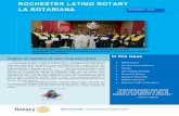 ROCHESTER LATINO ROTARY LA ROTARIANA September, 2015 · Communications at Ibero American Action League. She talked at the club about a state grant obtained by the agency to provide