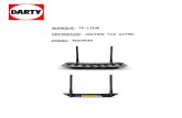 MARQUE: TP-LINK REFERENCE: ARCHER TC2 AC750 CODIC: … · TP-LINK TECHNOLOGIES CO., LTD DECLARATION OF CONFORMITY For the following equipment: Product Description: AC750 Wireless