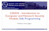 CSE543 - Introduction to Computer and Network Security ...trj1/cse543-f18/slides/cse543-safe-program.pdf · CSE543 - Introduction to Computer and Network Security Page Processing