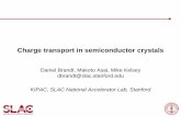Charge transport in semiconductor crystals...Channeling - III 13 Bent crystals could be used as baffles at LHC » Guide particles away smoothly Periodically deformed crystals can generate