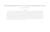 Kinematic Reductions for Uncertain Mechanical Contact · Kinematic Reductions for Uncertain Mechanical Contact Todd D. Murphey Abstract This paper describes methods applicable to