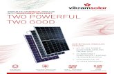 VIKRAM SOLAR BIFACIAL MODULES WITH ......Functions like two parallel modules, enabling the half-cell string to work in partial shading Height of bottom edge of module from ground Albedo