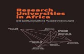 Research Manuel Casellst Universities in Africa · 2018-10-25 · RESEARCH UNIVERSITIES IN AFRICA TABLE OF CONTENTS v Chapter 6 Evidence-based planning and governance 119 Planning,