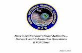 Navy’s Central Operational Authority… Network and ...proceedings.ndia.org › EWD_Brief_Apr03.pdf · Electronic Warfare Core Mission… Information Operations Military Deception