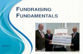 FUNDRAISING FUNDAMENTALS€¦ · • Cooporative Fundraising; • The IRS calls fundraising activities in which individuals receive credit for funds raised as Cooporative Fundraising.