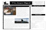 Jasper-Yellowhead The Jasper Signal Historical Society ... 2009 Spring.pdf · the process of putting together the 2010 calendar. It should be available within the next month. As for