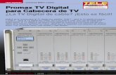 para Cabecera de TV - tele-audiovision.comtele-audiovision.com/TELE-satellite-1001/esp/promax.pdf · 38 TELE-satellite — Global Digital TV Magazine — 12-01/2010 — receptor de