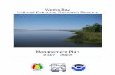 Management Plan 2017 - 2022 - | Outdoor Alabama · 2018-12-05 · The revision of the January 2007 Weeks Bay National Estuarine Research Reserve (Reserve or NERR) Management Plan