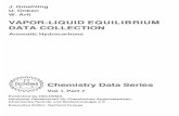 VAPOR-LIQUID EQUILIBRIUM DATA COLLECTION · With part 7 of our Vapor-Liquid Equilibrium Data Collection appearing now, only parts 5 and 8 are still to be completed. Besides, preparation