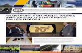 FIRST EDITION 2012 • VOLUME 4 NO 4 • DEPARTMENT OF …€¦ · The first 2012 external newsletter of the Department of Transport and Public Works is a bumper edition and is crammed