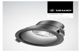 SONNOS LED - Trilux · SNS QD5-Q ZS 5075/2000 01 71 892 00 Wire suspension for Sonnos D square, size 05, with square white ceiling rose, 5-pole transparent cable and 2 m wire length