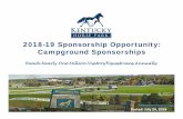 2018-19 Sponsorship Opportunity: Campground Sponsorships - … · 2018-10-09 · The Kentucky Horse Park Campground, located in Lexington, Kentucky, is seeking sponsors to provide